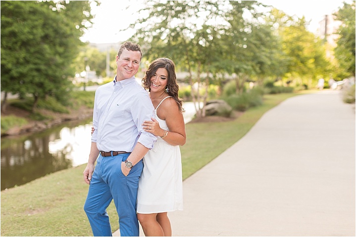 downtown greenville engagement session ryan and alyssa photography