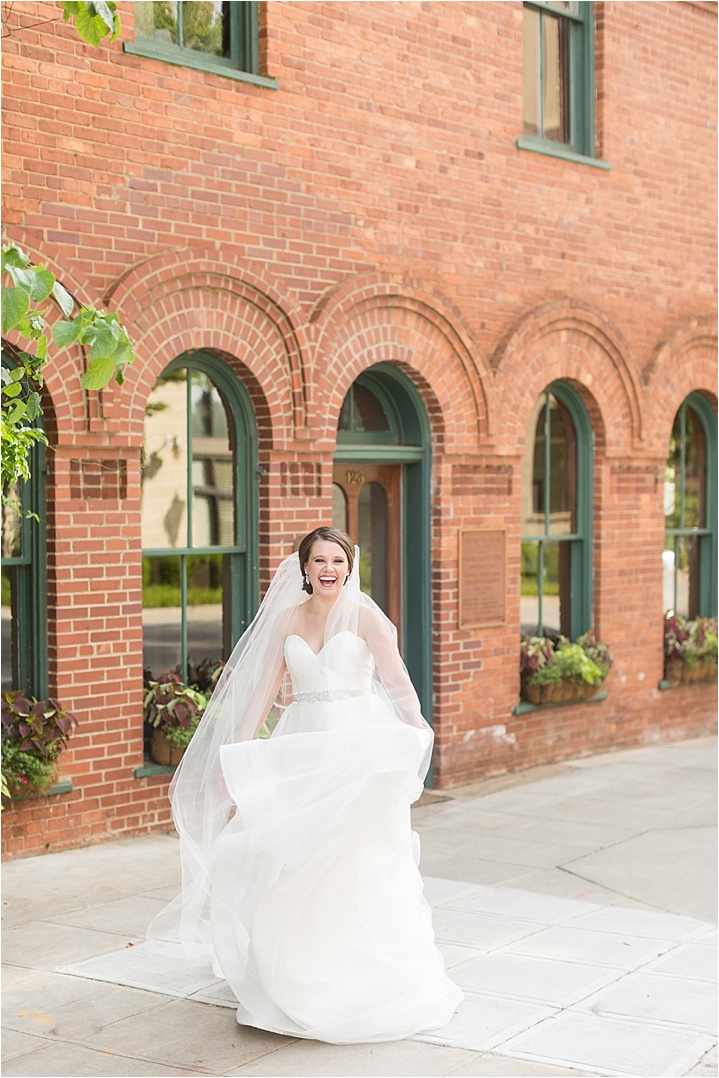 bridal portraits downtown greenville sc photography