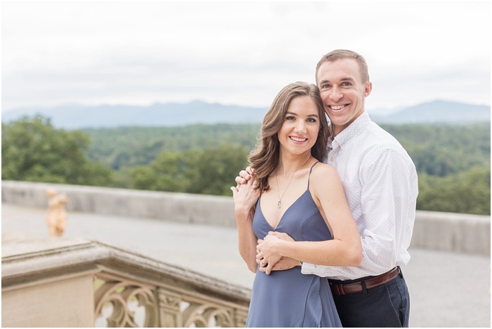 light airy Asheville, NC Biltmore Engagement Ryan and Alyssa Photography