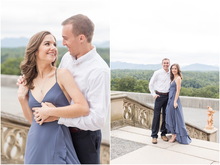 bright airy Asheville, NC Biltmore Engagement Ryan and Alyssa Photography