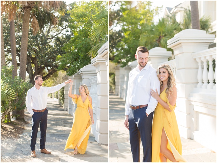 Downtown Charleston Engagement Photography
