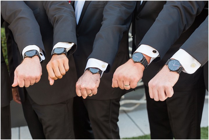 groomsmen gift matching watches