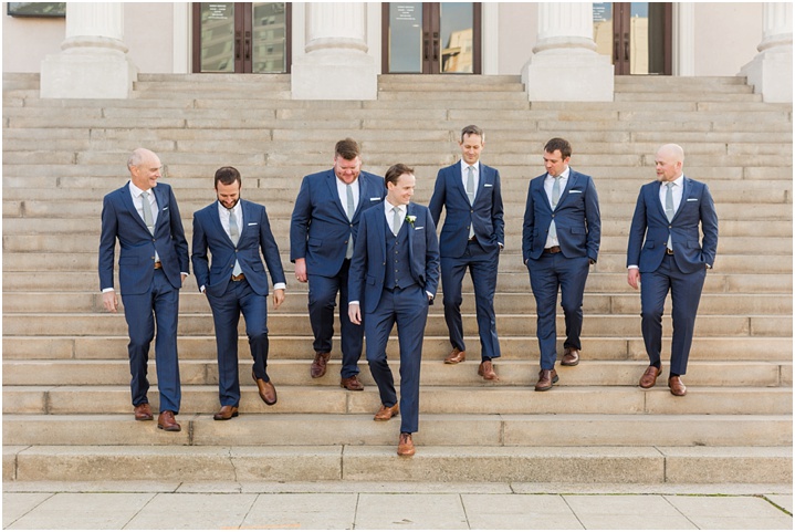 groomsmen navy suits ryan and alyssa photography