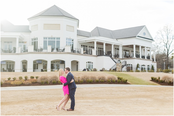 greenville country club engagement session