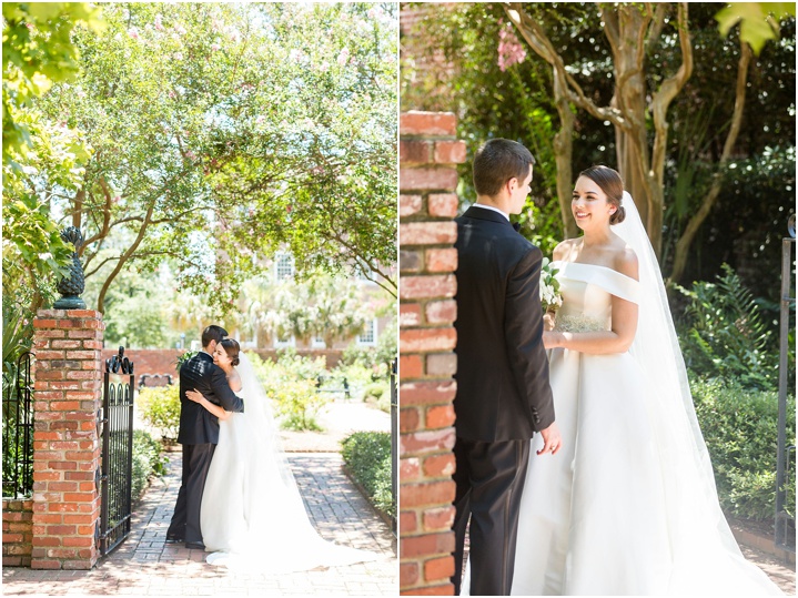 first look Downtown Wedding at 1208 Washington Place