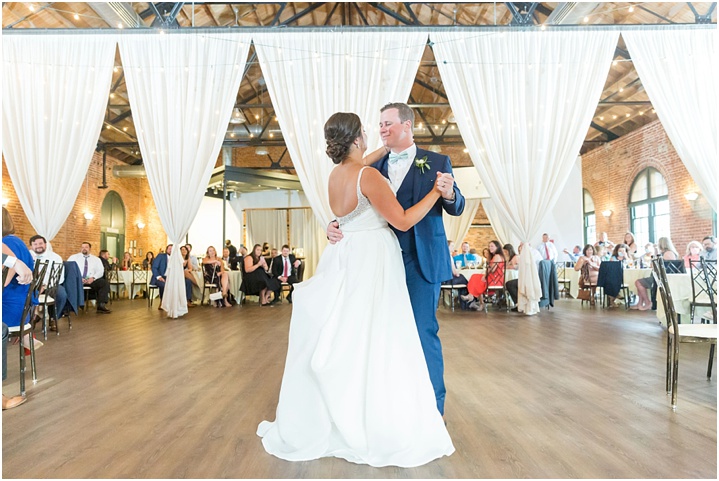 first dance with bride and groom greenville sc