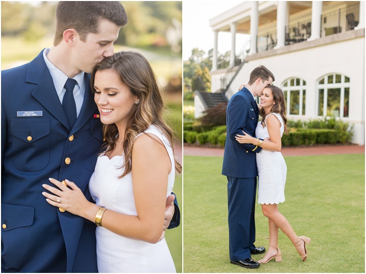 summer country club engagement