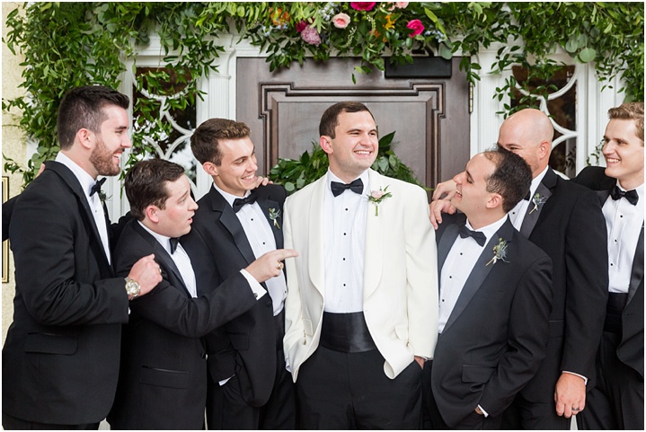 bridal party Gorgeous Summer Wedding at The Poinsett Club
