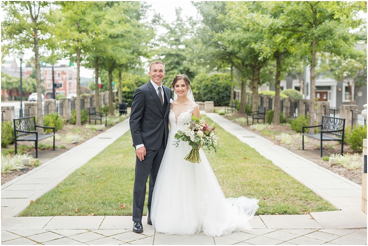 bride and groom greenville sc ryan and alyssa photography