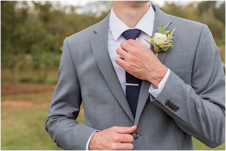 groom style for fall wedding greenville sc
