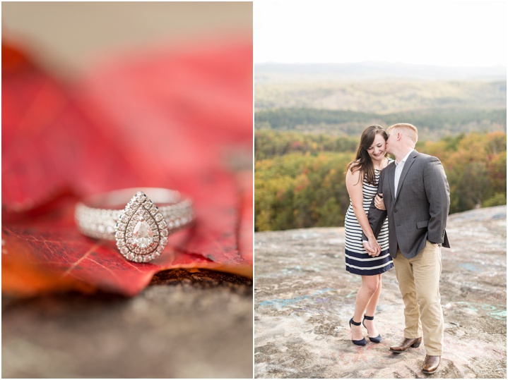 fall engagement photos in greenville sc