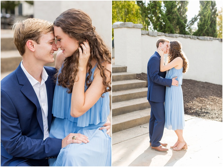 Hotel Domestique Engagement Photos in Greenville SC