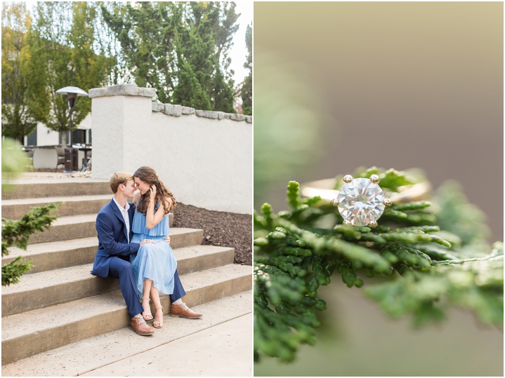 traditional engagement session in greenville sc
