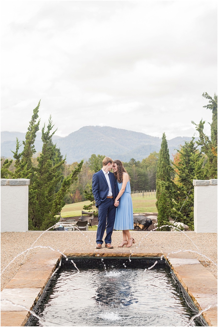 Fall Foothills Engagement at Hotel Domestique