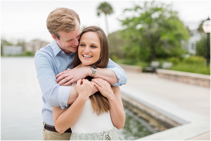 light and airy engagement session charleston sc