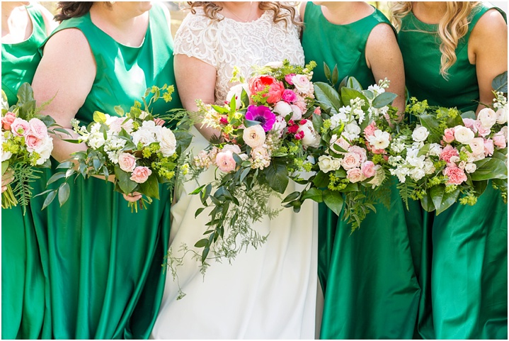 spring bridesmaid bouquets greenville sc