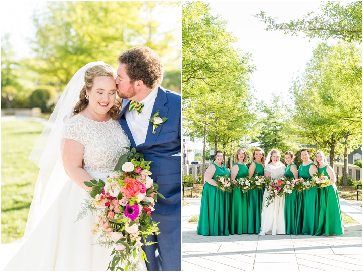 Light and airy greenville sc wedding photography