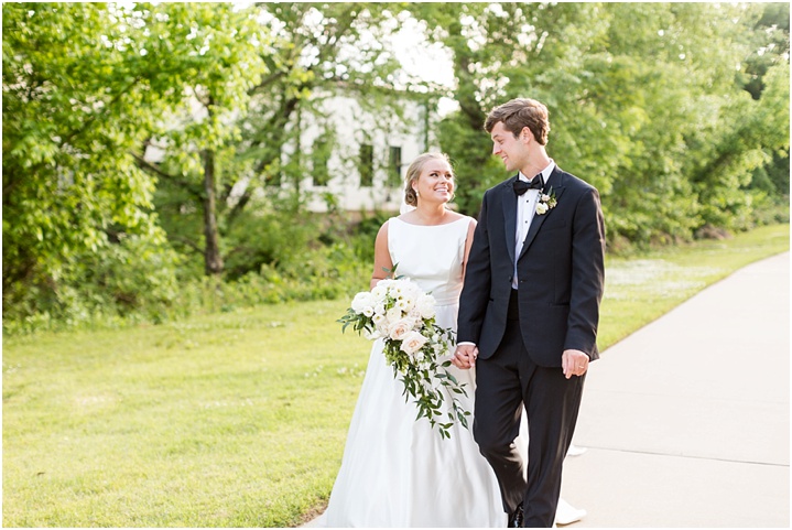 bride and groom portraits greenville sc