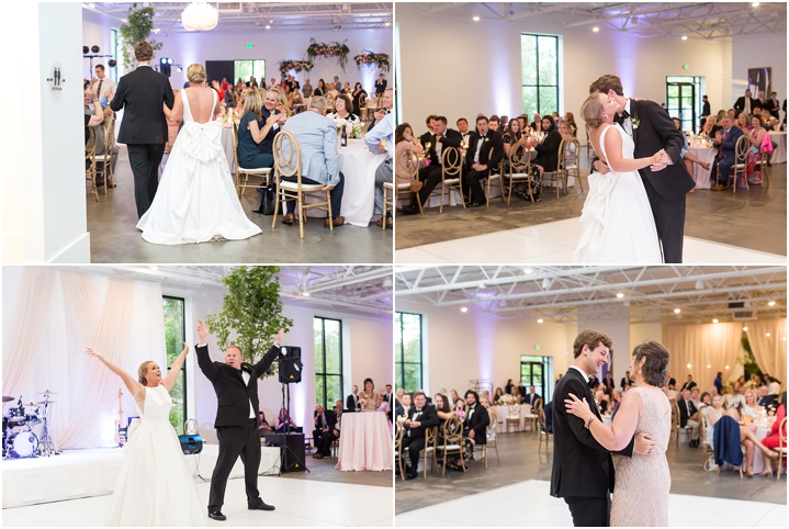 candid first dance moments spring wedding in greenville sc