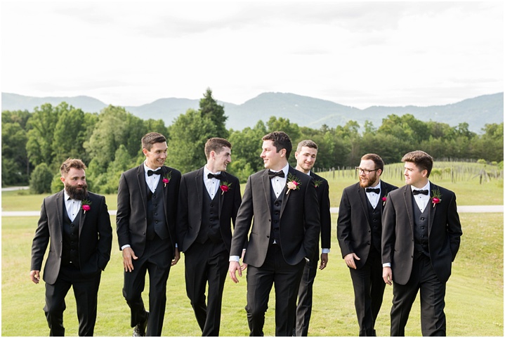 formal groomsmen style summer wedding