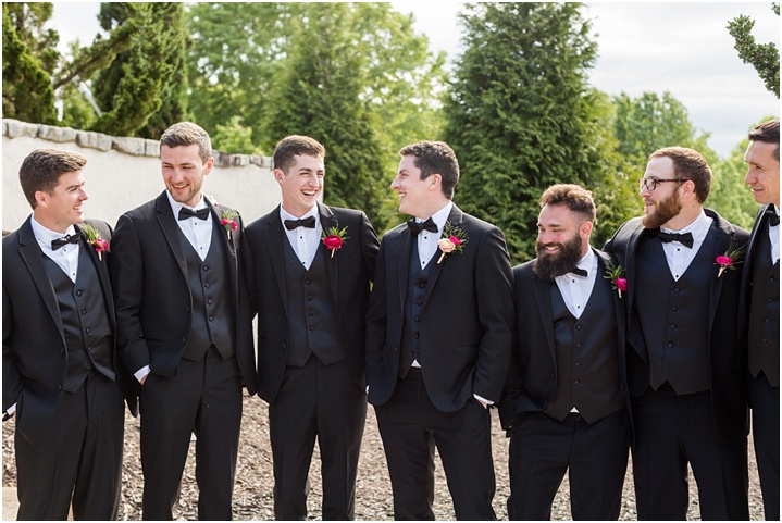 groomsmen travelers rest sc wedding