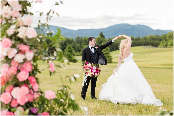 mountain bride and groom portraits