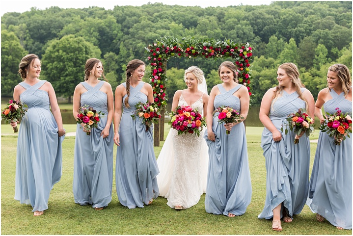 dusty blue bridesmaid dresses greenville sc