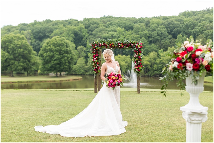 light and airy bridal portraits greenville sc