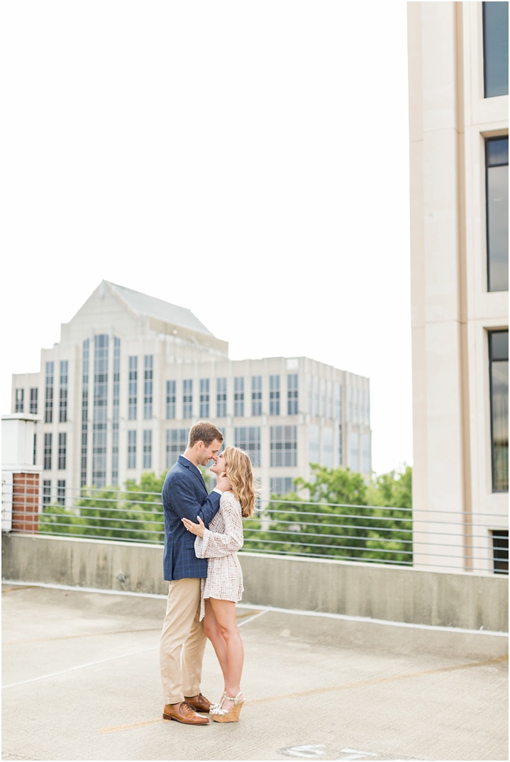 Downtown Greenville Engagement ryan and alyssa photography