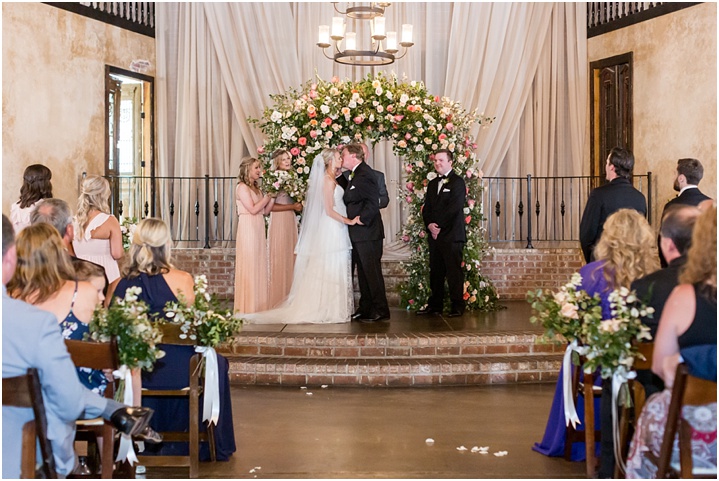 ceremony floral arch greenville sc