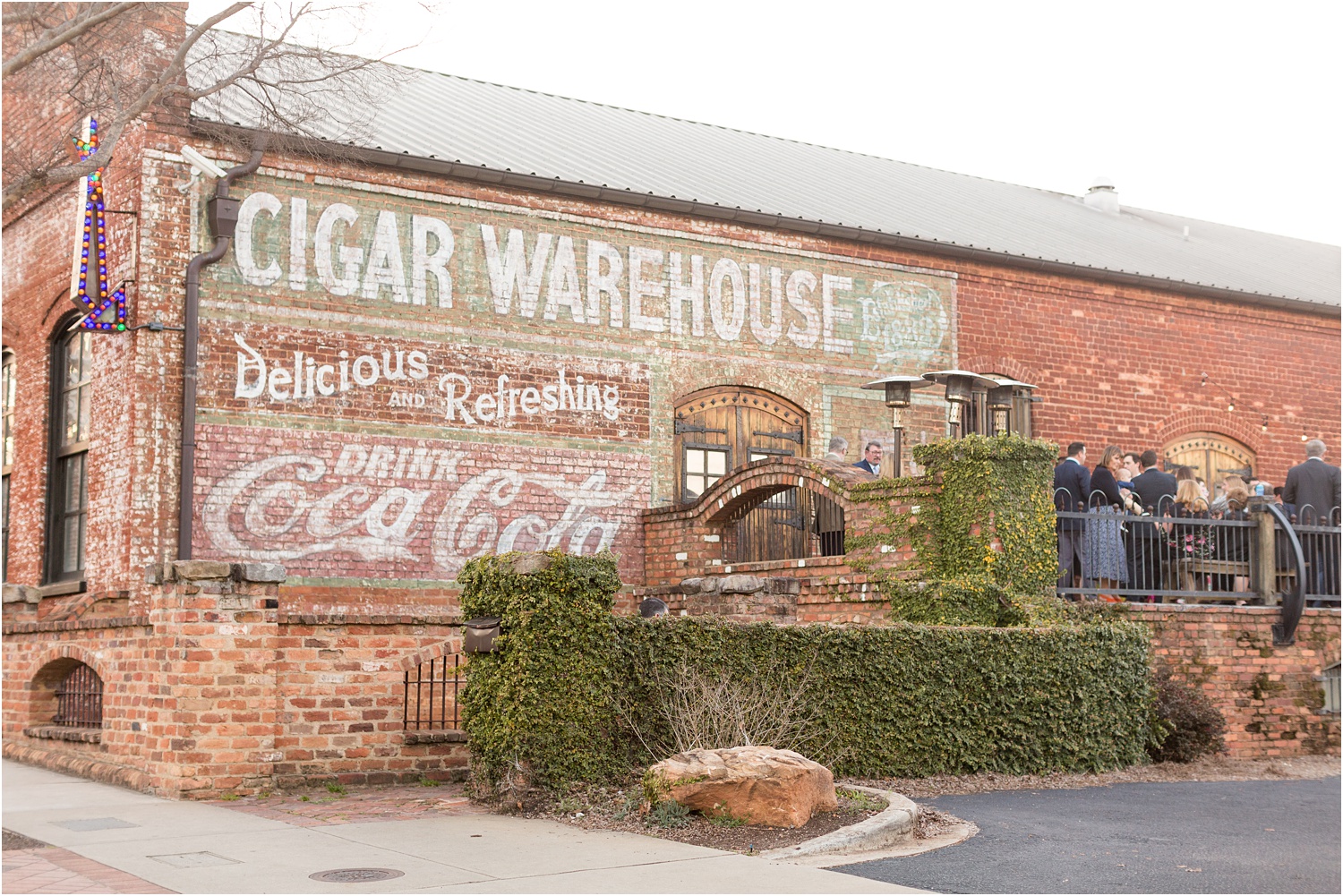 old cigar warehouse wedding photography