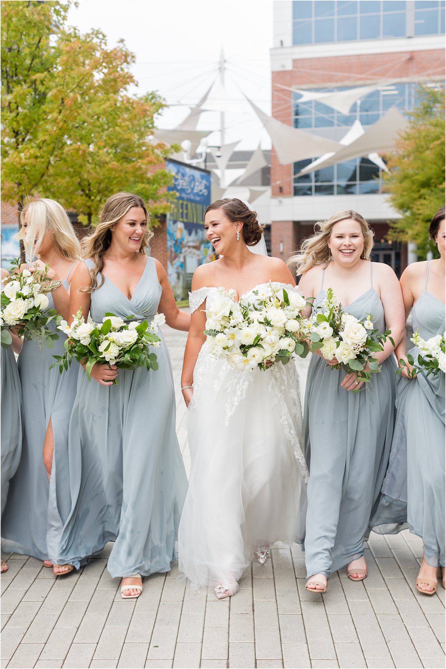 Fall Floral Downtown Greenville Wedding