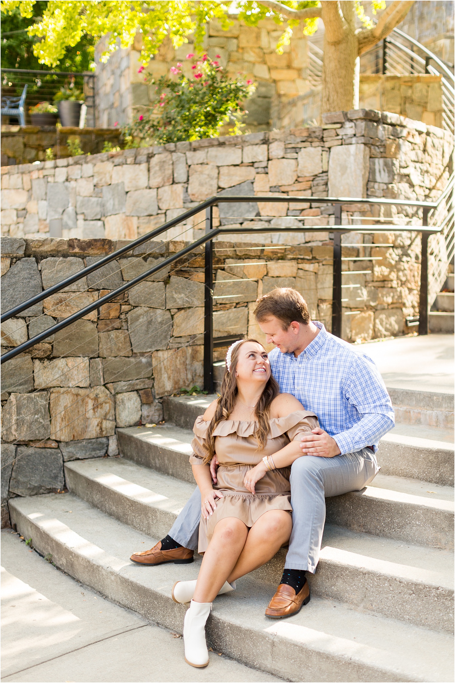 classic greenville engagement photos