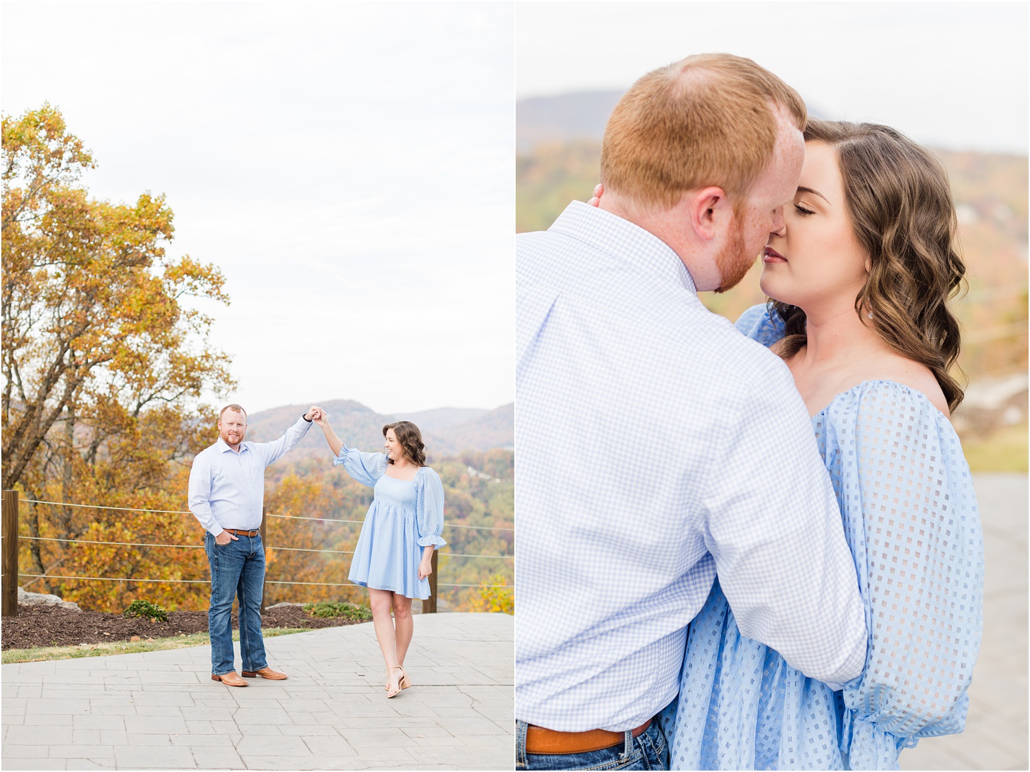 bright airy engagement photos