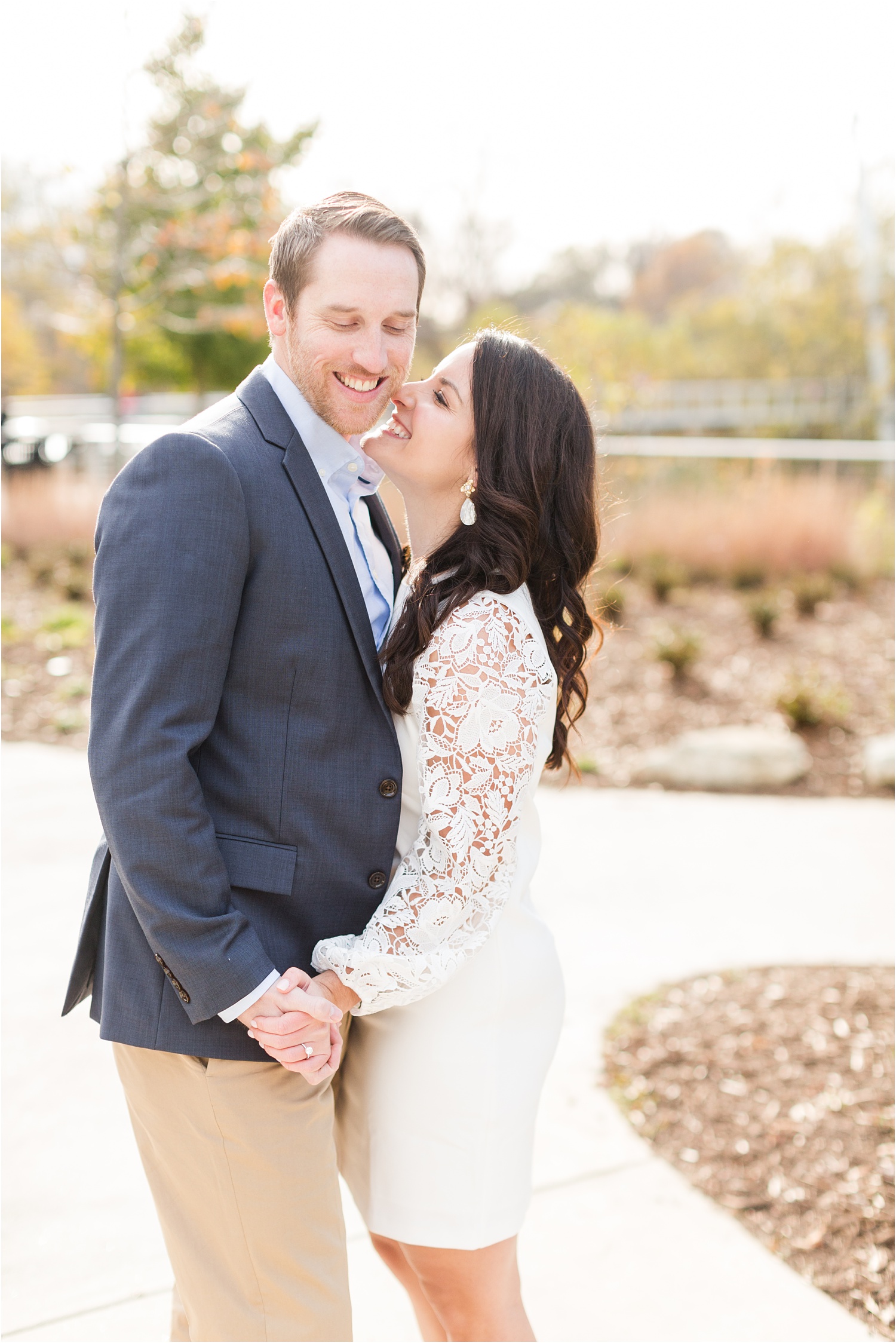 bright airy engagement photography