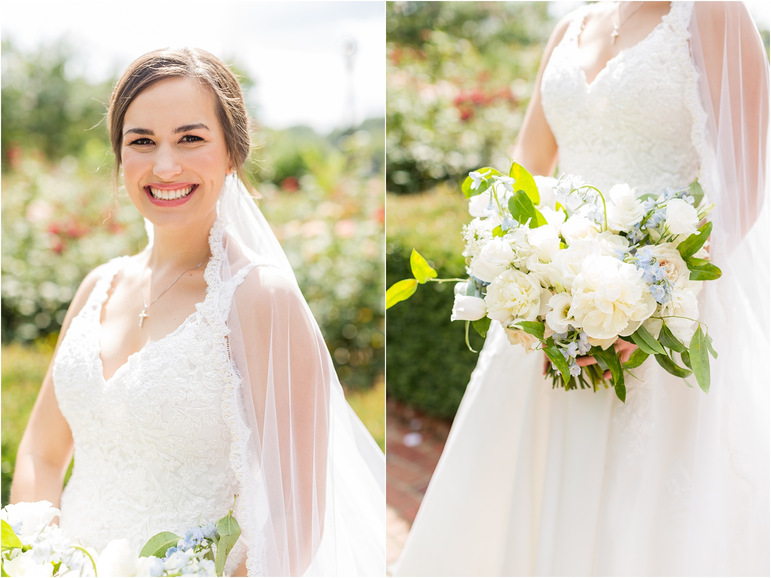 light airy bridal session