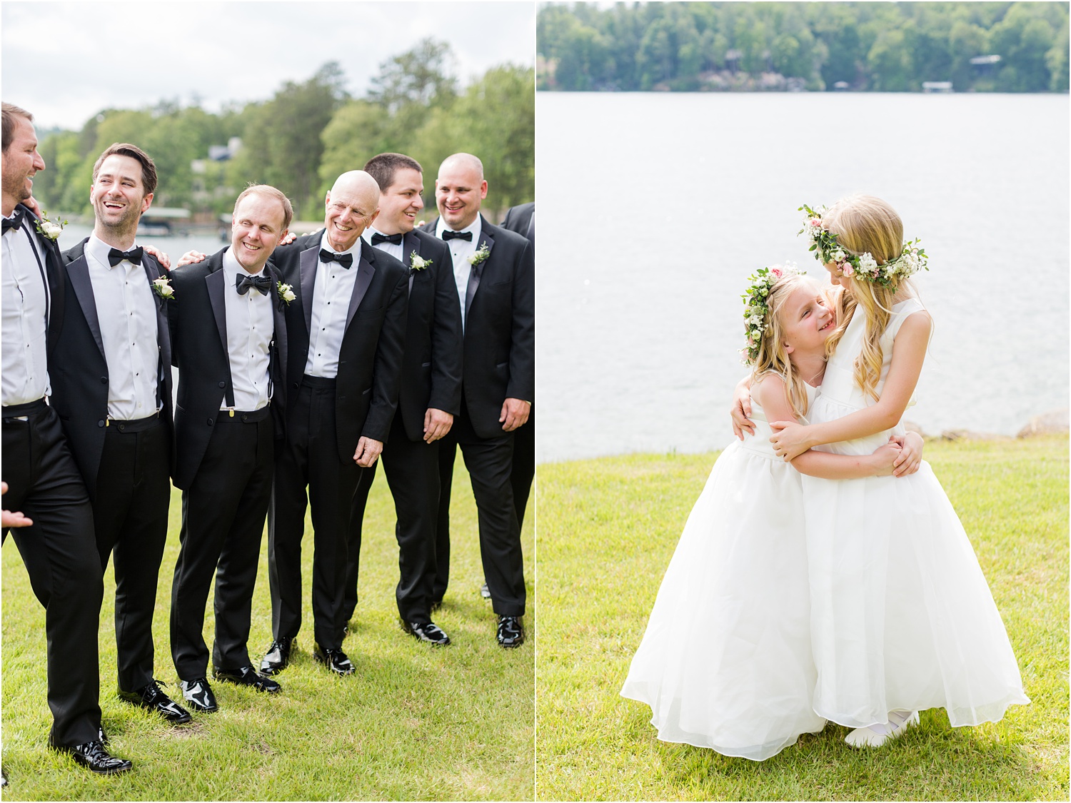 lake wedding photos