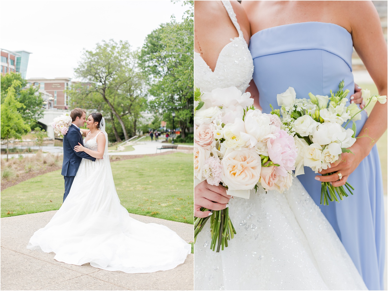 downtown greenville wedding photography