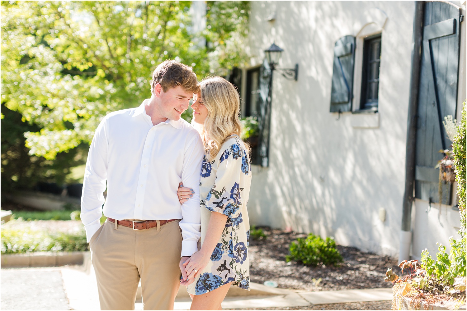 fall engagement session style