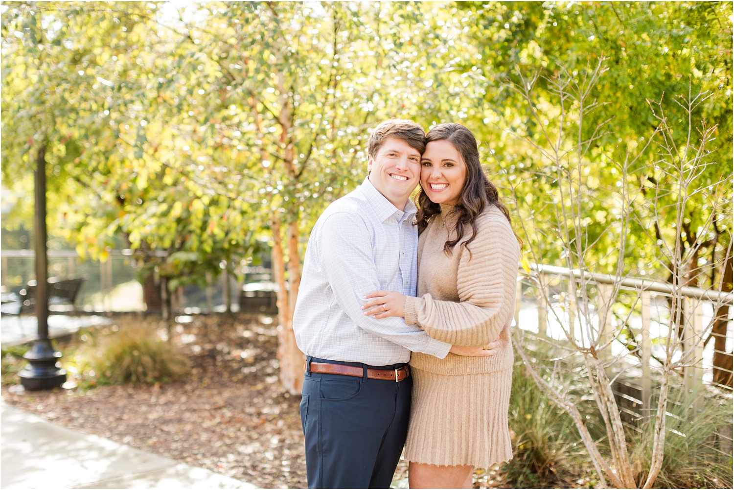 downtown greenville engagement
