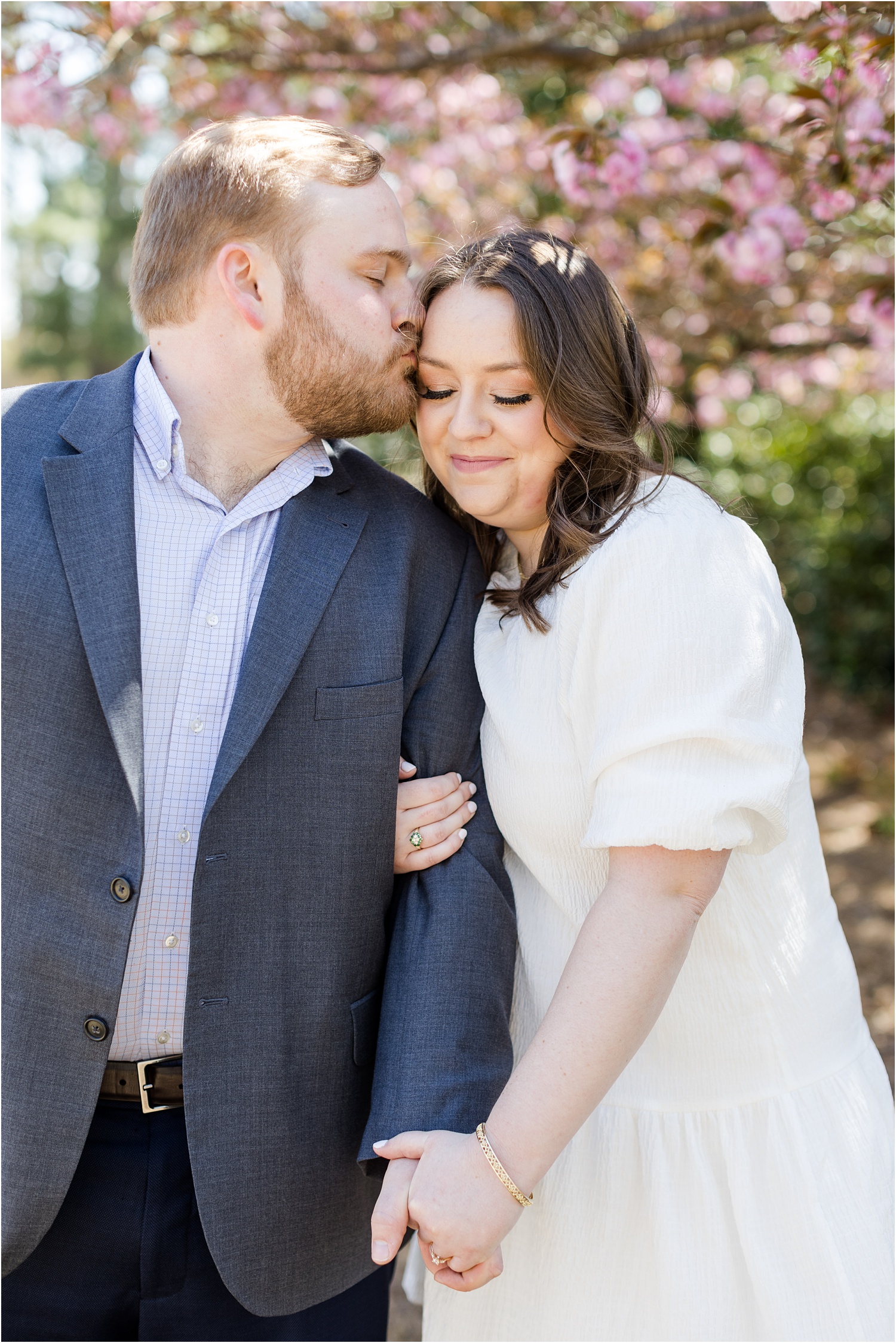 light airy engagement photography