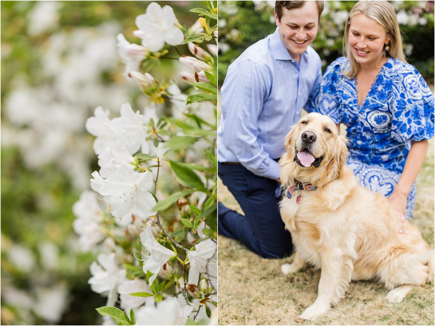 Private Garden Engagement Session