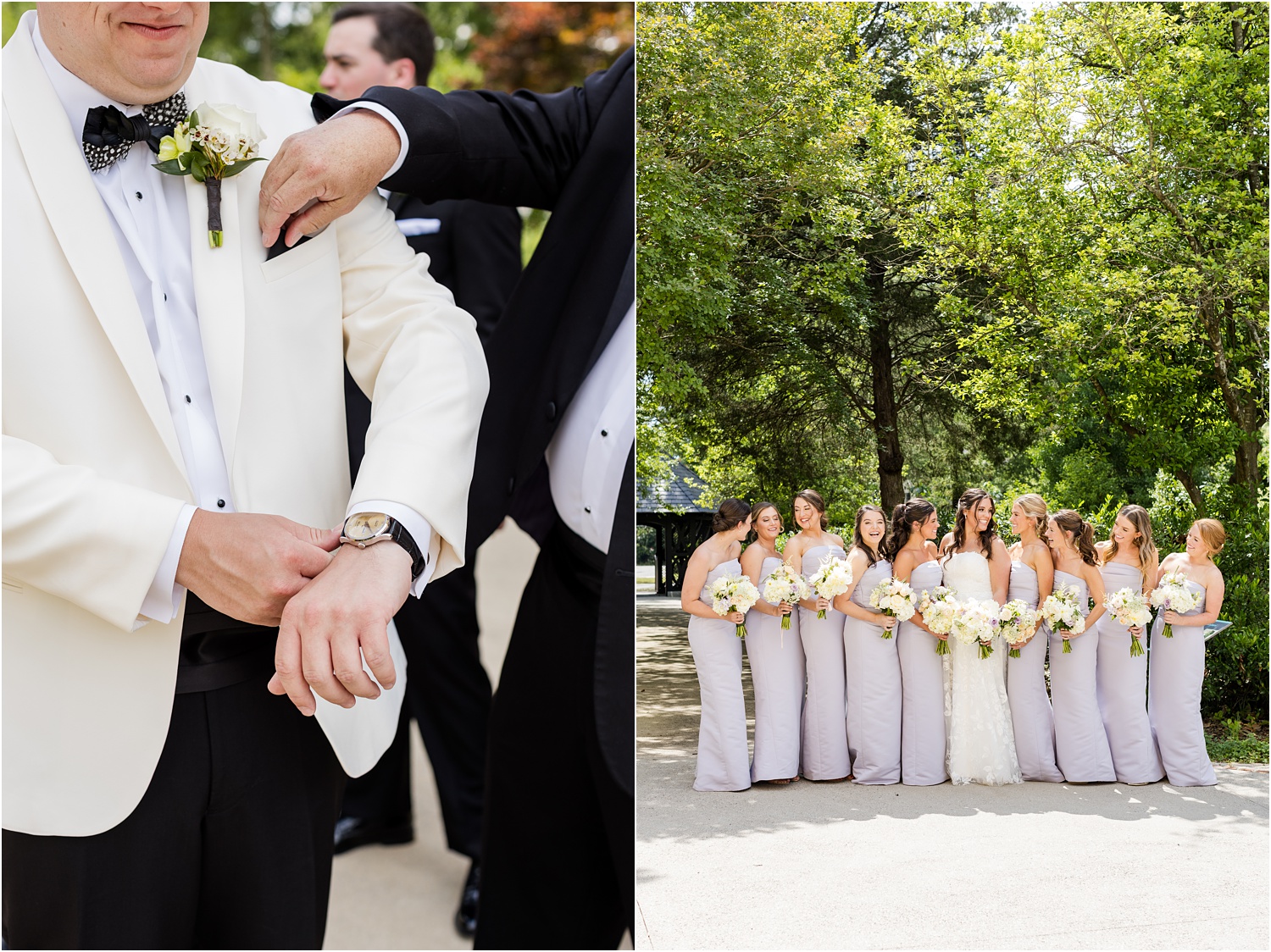 Columbia wedding party photography