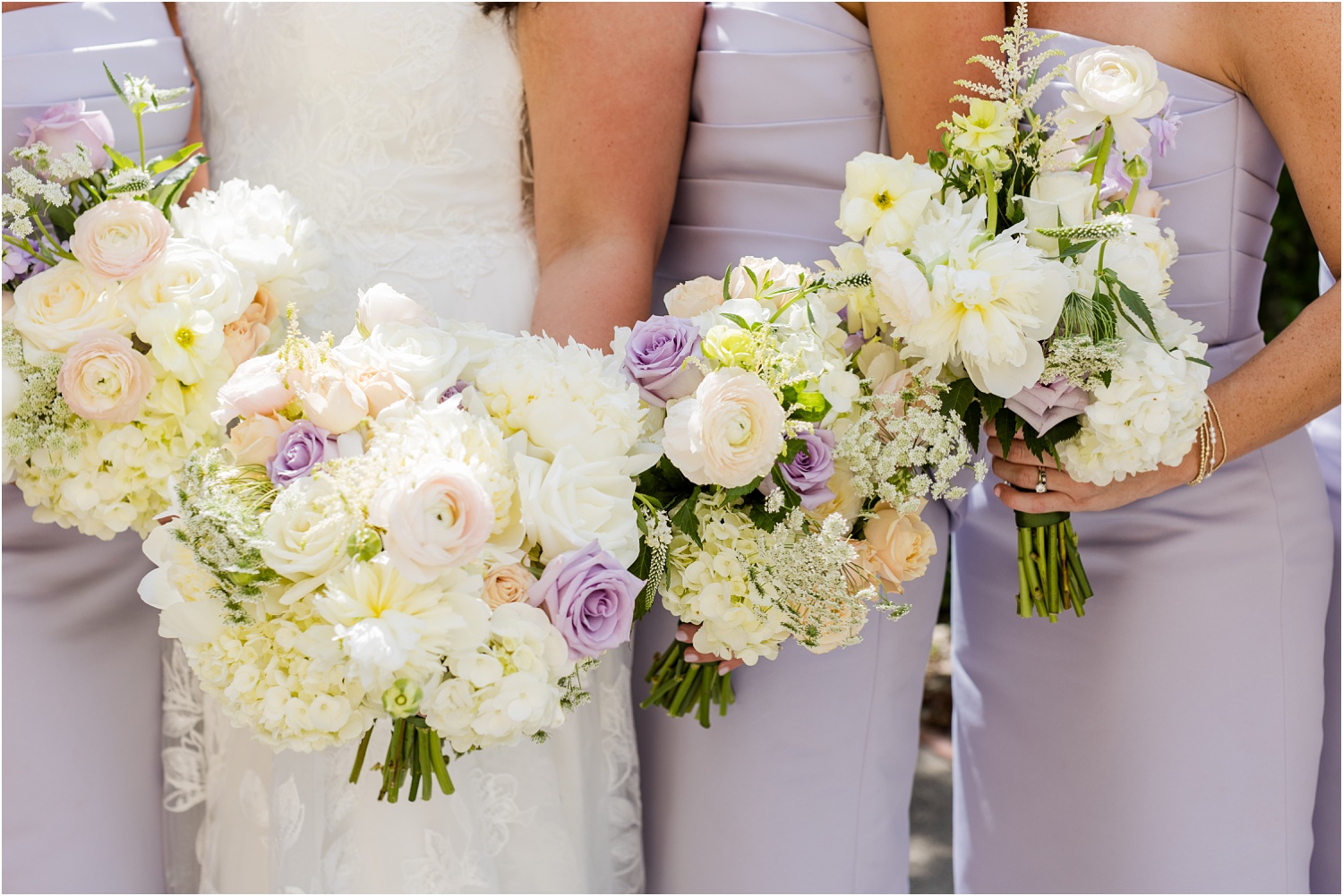 purple bridesmaid dresses summer wedding
