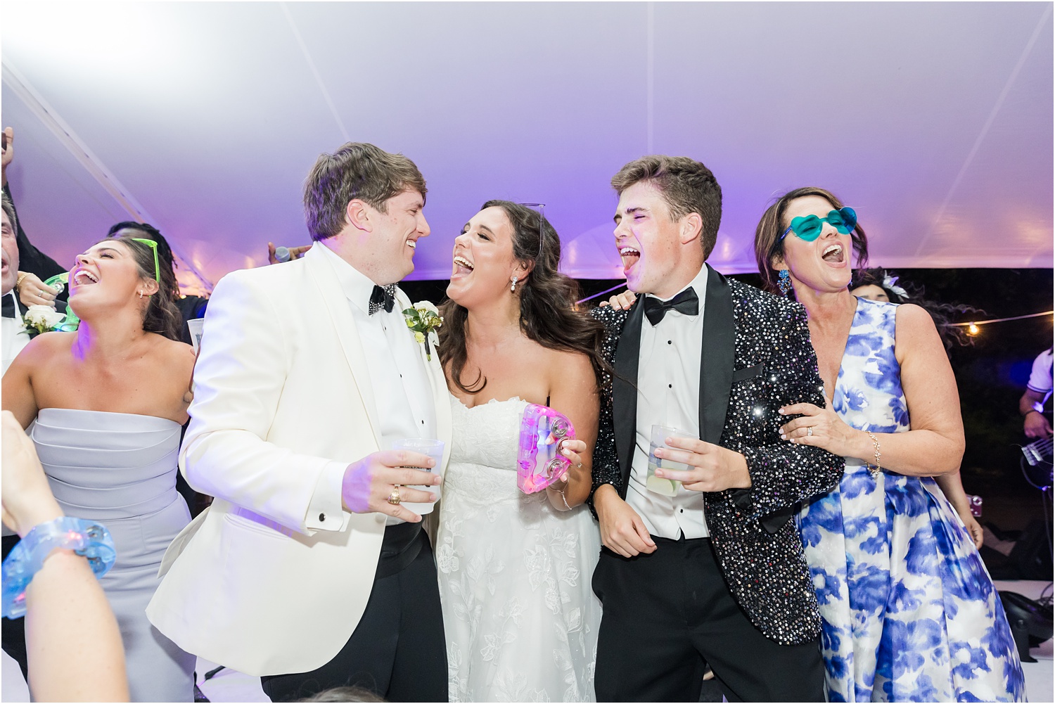 live band wedding reception 