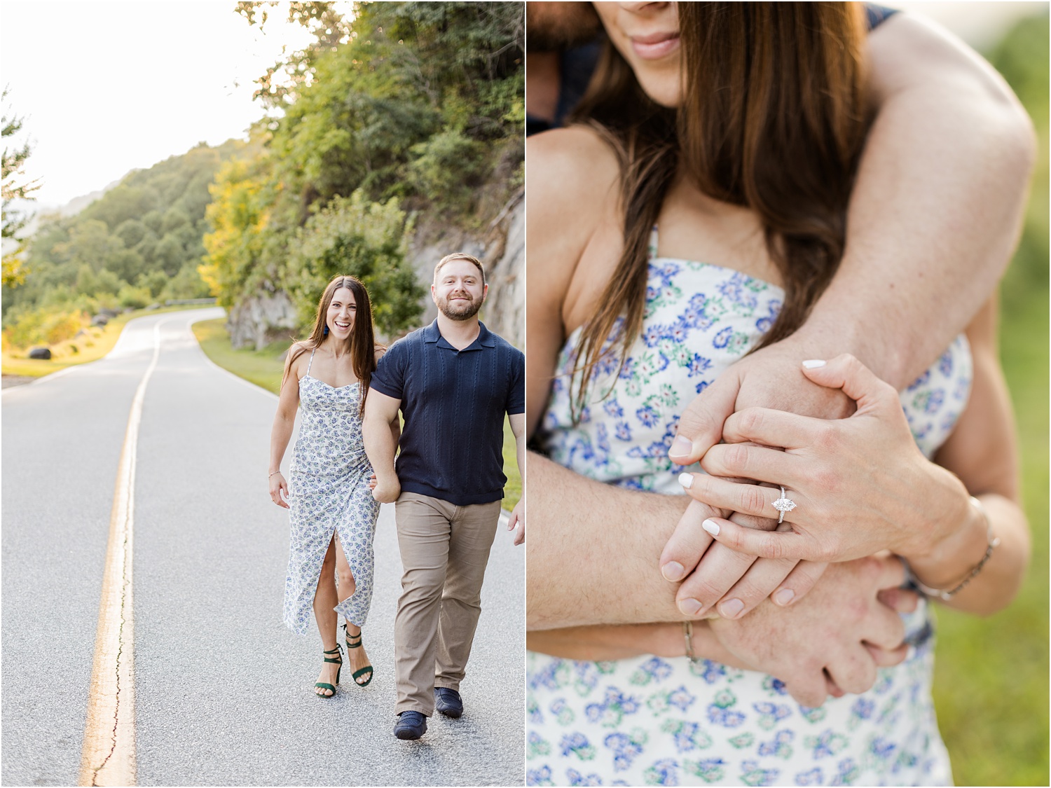 fall mountain engagement