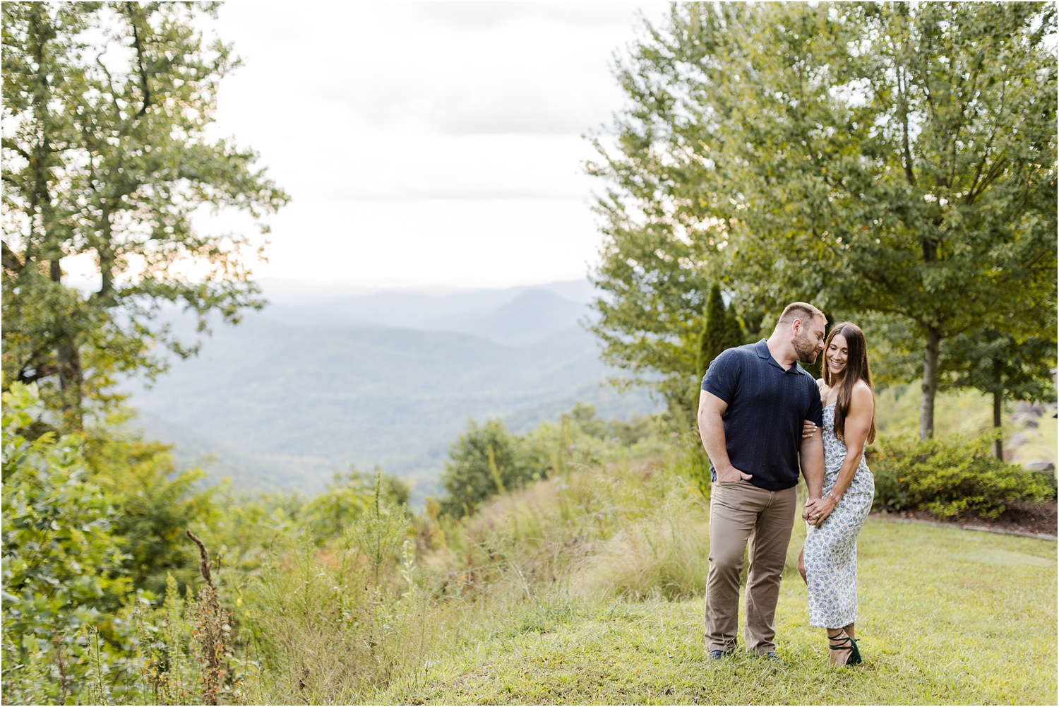 fall engagement photography