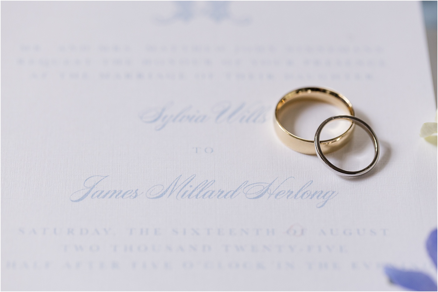 calligraphy wedding invitation