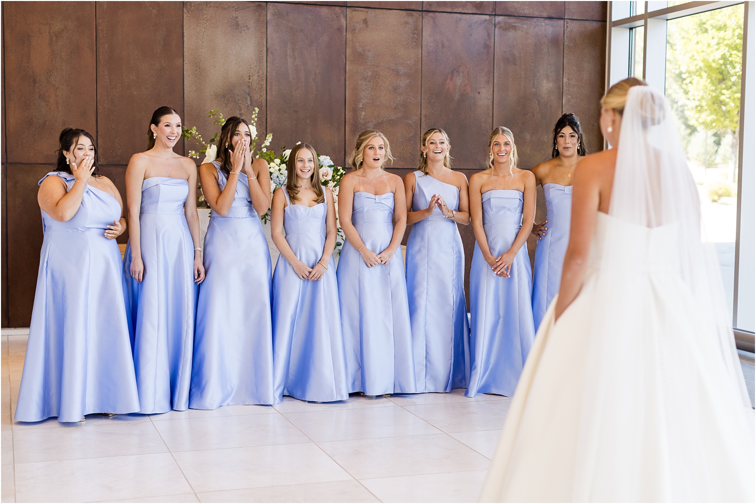 bridesmaids first look