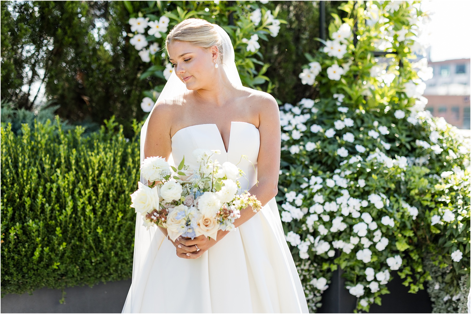 summer bridal portraits